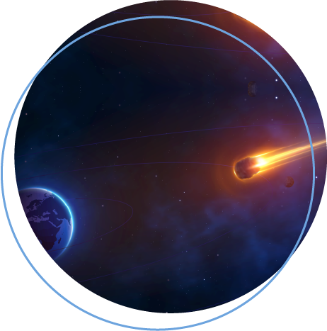 Imagen descriptiva de especie de Asteroides: Viajeros cósmicos